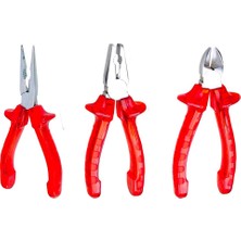 rigour 180 mm Kombine Pense + Yan Keski + Kargaburun (3 Lü Set) 