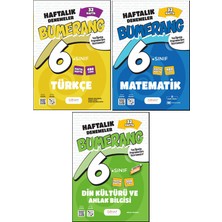 Günay Yayınları 6. Sınıf Bumerang Serisi 32 Haftalık Denemeler Türkçe Matematik Din Kültürü Seti 2026 Güncel Basım