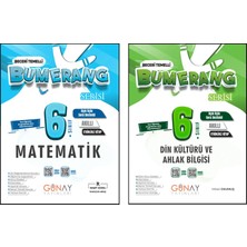 Günay Yayınları 6. Sınıf Bumerang Serisi Etkinlikli Matematik Din Kültürü ve Ahlak Bilgisi Seti 2026 Güncel Basım