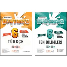 Günay Yayınları 6. Sınıf Bumerang Serisi Etkinlikli Türkçe Fen Bilimleri Seti 2026 Güncel Basım