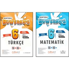 Günay Yayınları 6. Sınıf Bumerang Serisi Etkinlikli Türkçe Matematik Seti 2026 Güncel Basım