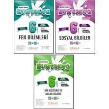 Günay Yayınları 6. Sınıf Bumerang Serisi Etkinlikli Fen Bilimleri Sosyal Bilgiler Din Kültürü Seti 2026 Güncel Basım