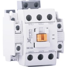 Xkoren 12A 3 Kutup Ac Tip 24V 5.5kw 1no-1nc 22 Kasa Güç Kontaktörü