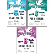 Günay Yayınları 6. Sınıf Bumerang Serisi Etkinlikli Matematik Fen Bilimleri Sosyal Bilgiler Seti 2026 Güncel Basım