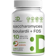 Saccharomyces Boulardii + Fos 10 Billion Cfu Probiotic & Prebiotic 240 Kapsul