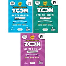 Günay Yayınları 6. Sınıf Zoom Serisi Matematik Fen Bilimleri Sosyal Bilgiler Soru Bankası Seti 2026 Güncel Basım