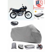 Honda Nx 650 Dominator Branda Gri Arka Çanta Uyumlu(Topcase) Motosiket Brandası Motor Örtüsü Çadır Su Geçirmez Motosiklet Kılıfı Motor Brandası,lastikli,taşıma Torbalı