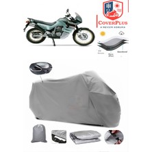 Honda Xl 600 Transalp Branda Gri Arka Çanta Uyumlu(Topcase) Motosiket Brandası Motor Örtüsü Çadır Su Geçirmez Motosiklet Kılıfı Motor Brandası,lastikli,taşıma Torbalı