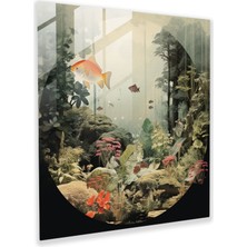 Popcas Dünyanın En Güzel Manzaraları - Orman Vahası Cam Tablokurallara Uygun Olarak Yeniden Düzenlenmiş Metin: Dünyanın En Güzel Manzaraları - Orman Vahası Cam Tablo - Büyülü Gerçeklik Sualtı