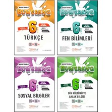 Günay Yayınları 6. Sınıf Bumerang Serisi Etkinlikli Türkçe Fen Bilimleri Sosyal Bilgiler Din Kültürü Seti 2026 Güncel Basım