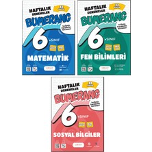 Günay Yayınları 6. Sınıf Bumerang Serisi 32 Haftalık Denemeler Matematik Fen Bilimleri Sosyal Bilgiler Seti 2026 Güncel Basım