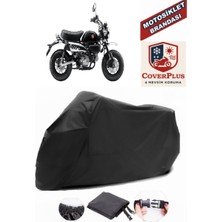 Honda Monkey 125 Branda Siyah Motosiket Brandası Motor Örtüsü Çadır Su Geçirmez Motosiklet Kılıfı Motor Brandası,lastikli,taşıma Torbalı