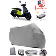 Motolux Macchiato 125 Branda Gri Motosiket Brandası Motor Örtüsü Çadır Su Geçirmez Motosiklet Kılıfı Motor Brandası,lastikli,taşıma Torbalı