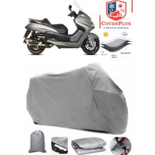 Yamaha  Majesty 400 Branda Gri Motosiket Brandası Motor Örtüsü Çadır Su Geçirmez Motosiklet Kılıfı Motor Brandası,lastikli,taşıma Torbalı