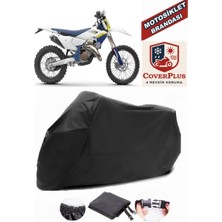 Husqvarna Te 125 Branda Siyah Motosiket Brandası Motor Örtüsü Çadır Su Geçirmez Motosiklet Kılıfı Motor Brandası,lastikli,taşıma Torbalı