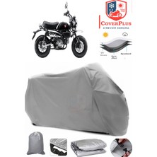 Honda Monkey 125 Branda Gri Motosiket Brandası Motor Örtüsü Çadır Su Geçirmez Motosiklet Kılıfı Motor Brandası,lastikli,taşıma Torbalı