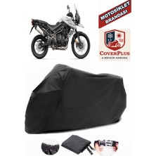 Triumph Tiger 800 Branda Siyah Motosiket Brandası Motor Örtüsü Çadır Su Geçirmez Motosiklet Kılıfı Motor Brandası,lastikli,taşıma Torbalı