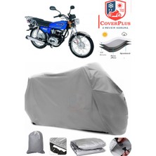 Bisan Yaren 125 T Branda Gri Motosiket Brandası Motor Örtüsü Çadır Su Geçirmez Motosiklet Kılıfı Motor Brandası,lastikli,taşıma Torbalı