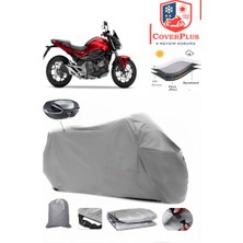 Honda Nc 750 S Dct Branda Gri Arka Çanta Uyumlu(Topcase) Motosiket Brandası Motor Örtüsü Çadır Su Geçirmez Motosiklet Kılıfı Motor Brandası,lastikli,taşıma Torbalı