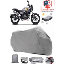 Voge 525 Acx Branda Gri Motosiket Brandası Motor Örtüsü Çadır Su Geçirmez Motosiklet Kılıfı Motor Brandası,lastikli,taşıma Torbalı