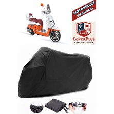 Arora Malibu Branda Siyah Motosiket Brandası Motor Örtüsü Çadır Su Geçirmez Motosiklet Kılıfı Motor Brandası,lastikli,taşıma Torbalı