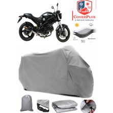 Ducati Monster 695 Branda Gri Motosiket Brandası Motor Örtüsü Çadır Su Geçirmez Motosiklet Kılıfı Motor Brandası,lastikli,taşıma Torbalı