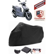 Honda Dylan 125 Branda Siyah Motosiket Brandası Motor Örtüsü Çadır Su Geçirmez Motosiklet Kılıfı Motor Brandası,lastikli,taşıma Torbalı