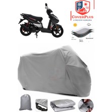 Mondial 100 Ardour Branda Gri Motosiket Brandası Motor Örtüsü Çadır Su Geçirmez Motosiklet Kılıfı Motor Brandası,lastikli,taşıma Torbalı