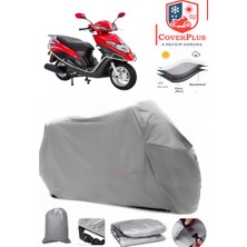 Kanuni Mati 125 Branda Gri Motosiket Brandası Motor Örtüsü Çadır Su Geçirmez Motosiklet Kılıfı Motor Brandası,lastikli,taşıma Torbalı