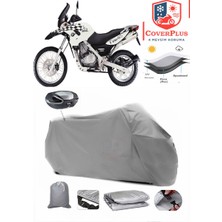 Bmw F 650 Gs Dakar Branda Gri Arka Çanta Uyumlu(Topcase) Motosiket Brandası Motor Örtüsü Çadır Su Geçirmez Motosiklet Kılıfı Motor Brandası,lastikli,taşıma Torbalı
