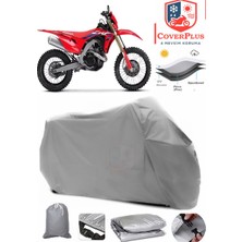 Honda Crf 450 x Branda Gri Motosiket Brandası Motor Örtüsü Çadır Su Geçirmez Motosiklet Kılıfı Motor Brandası,lastikli,taşıma Torbalı