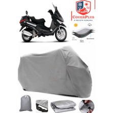 Piaggio X9 250 Branda Gri Motosiket Brandası Motor Örtüsü Çadır Su Geçirmez Motosiklet Kılıfı Motor Brandası,lastikli,taşıma Torbalı