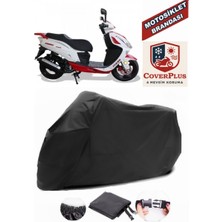 Arora Ar 150 T8-H Joker Branda Siyah Motosiket Brandası Motor Örtüsü Çadır Su Geçirmez Motosiklet Kılıfı Motor Brandası,lastikli,taşıma Torbalı