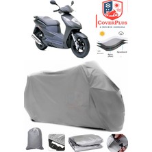 Honda Dylan 125 Branda Gri Motosiket Brandası Motor Örtüsü Çadır Su Geçirmez Motosiklet Kılıfı Motor Brandası,lastikli,taşıma Torbalı
