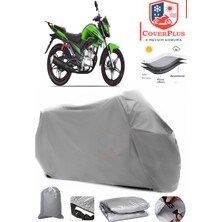 Yuki Drag 200 Branda Gri Motosiket Brandası Motor Örtüsü Çadır Su Geçirmez Motosiklet Kılıfı Motor Brandası,lastikli,taşıma Torbalı