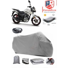 Kuba Cr1-S Branda Gri Arka Çanta Uyumlu(Topcase) Motosiket Brandası Motor Örtüsü Çadır Su Geçirmez Motosiklet Kılıfı Motor Brandası,lastikli,taşıma Torbalı