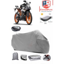 Ktm 200 Rc Branda Gri Arka Çanta Uyumlu(Topcase) Motosiket Brandası Motor Örtüsü Çadır Su Geçirmez Motosiklet Kılıfı Motor Brandası,lastikli,taşıma Torbalı