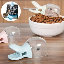 Go İthalat Ördek Tasarımlı Mandallı Tazelik Koruyan Ölçekli Kuru Mama Kaşığı Mama Ölçeği