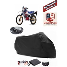 Honda Xl 600 Branda Siyah Arka Çanta Uyumlu(Topcase) Motosiket Brandası Motor Örtüsü Çadır Su Geçirmez Motosiklet Kılıfı Motor Brandası,lastikli,taşıma Torbalı