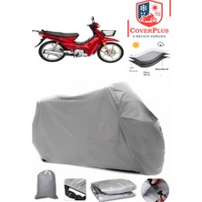 Lifan LF125-26H Branda Gri Motosiket Brandası Motor Örtüsü Çadır Su Geçirmez Motosiklet Kılıfı Motor Brandası,lastikli,taşıma Torbalı