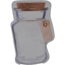 Kavanoz Görünümlü Kilitli Poşet Çıtçıtlı ve Pratik Torba 4 Adet (3791)