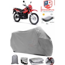 Kanuni Cross 150 Branda Gri Motosiket Brandası Motor Örtüsü Çadır Su Geçirmez Motosiklet Kılıfı Motor Brandası,lastikli,taşıma Torbalı
