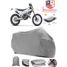 Husqvarna Te 250 Branda Gri Motosiket Brandası Motor Örtüsü Çadır Su Geçirmez Motosiklet Kılıfı Motor Brandası,lastikli,taşıma Torbalı