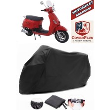 Bumoto/jinling Monetti 150CC Branda Siyah Motosiket Brandası Motor Örtüsü Çadır Su Geçirmez Motosiklet Kılıfı Motor Brandası,lastikli,taşıma Torbalı