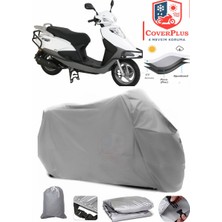 Abush Speedy 125I Branda Gri Motosiket Brandası Motor Örtüsü Çadır Su Geçirmez Motosiklet Kılıfı Motor Brandası,lastikli,taşıma Torbalı