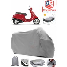 Vespa Primavera 50 Red Branda Gri Motosiket Brandası Motor Örtüsü Çadır Su Geçirmez Motosiklet Kılıfı Motor Brandası,lastikli,taşıma Torbalı
