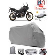 Honda CRF1000L Africa Twin Branda Gri Motosiket Brandası Motor Örtüsü Çadır Su Geçirmez Motosiklet Kılıfı Motor Brandası,lastikli,taşıma Torbalı
