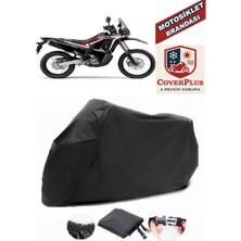 Honda Crf 250 Rally Branda Siyah Motosiket Brandası Motor Örtüsü Çadır Su Geçirmez Motosiklet Kılıfı Motor Brandası,lastikli,taşıma Torbalı