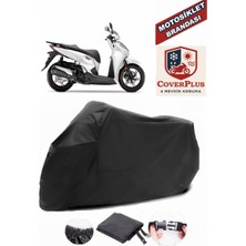 Honda Sh 300 Branda Siyah Motosiket Brandası Motor Örtüsü Çadır Su Geçirmez Motosiklet Kılıfı Motor Brandası,lastikli,taşıma Torbalı