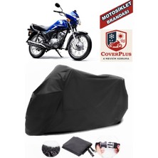 Honda Cb 125 Ace Branda Siyah Motosiket Brandası Motor Örtüsü Çadır Su Geçirmez Motosiklet Kılıfı Motor Brandası,lastikli,taşıma Torbalı